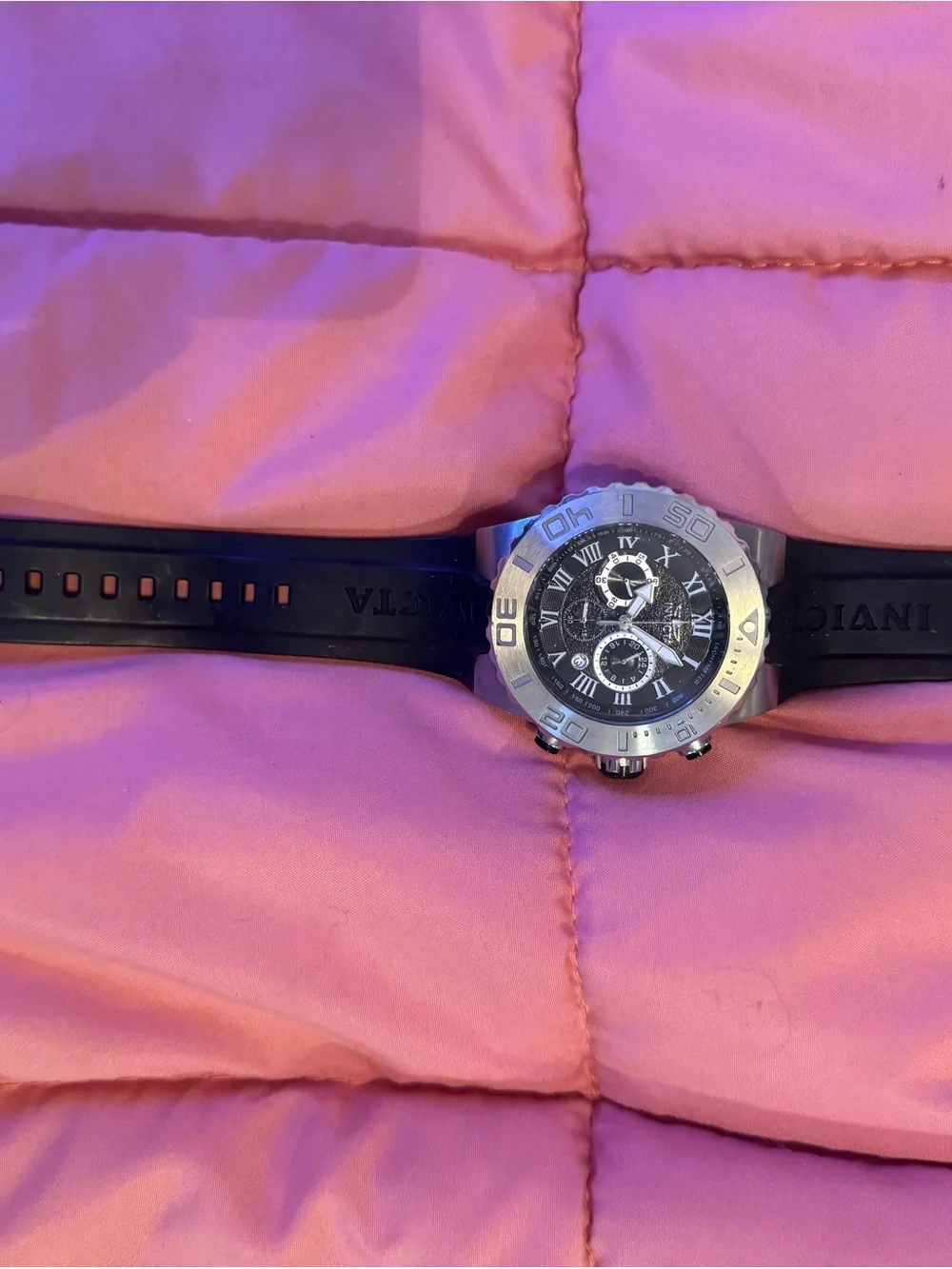 Invicta Pro Diver Men's Silver Watch Caseback